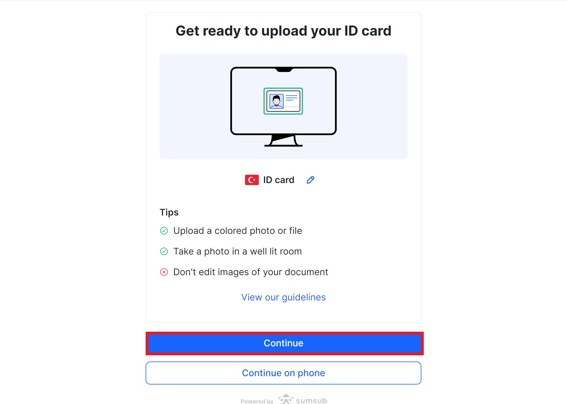 UploadYourIDcard