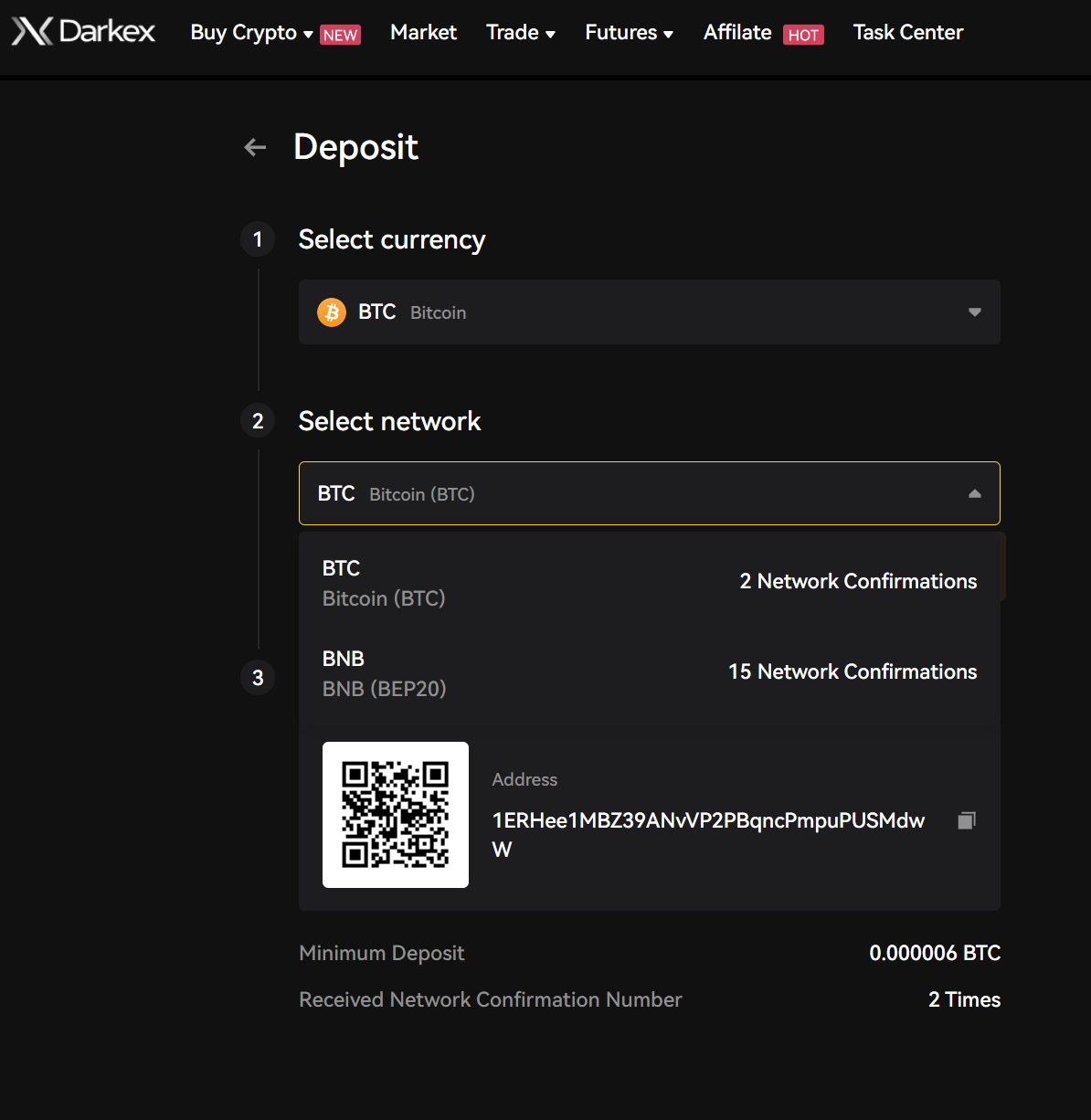 Deposit-Select-Network