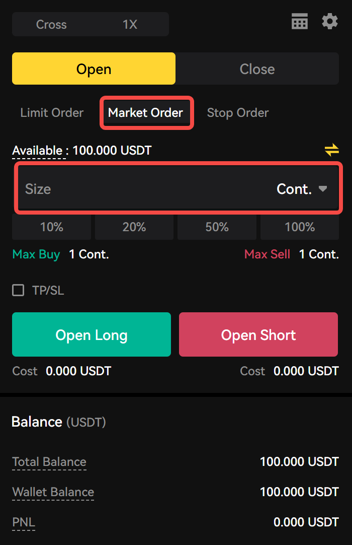 futures-market-order