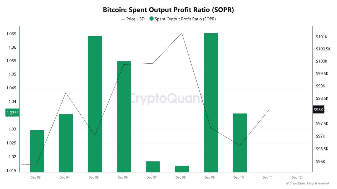 Bitcoin-Spent-Output-Profit 