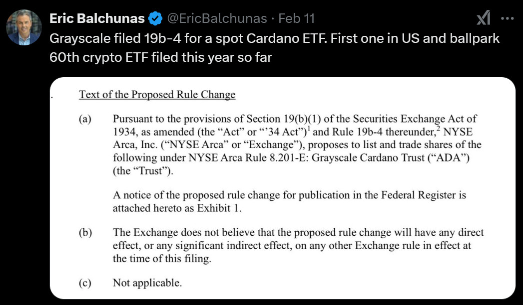 Eric Balchunas-Grayscale-Cardano-ETF