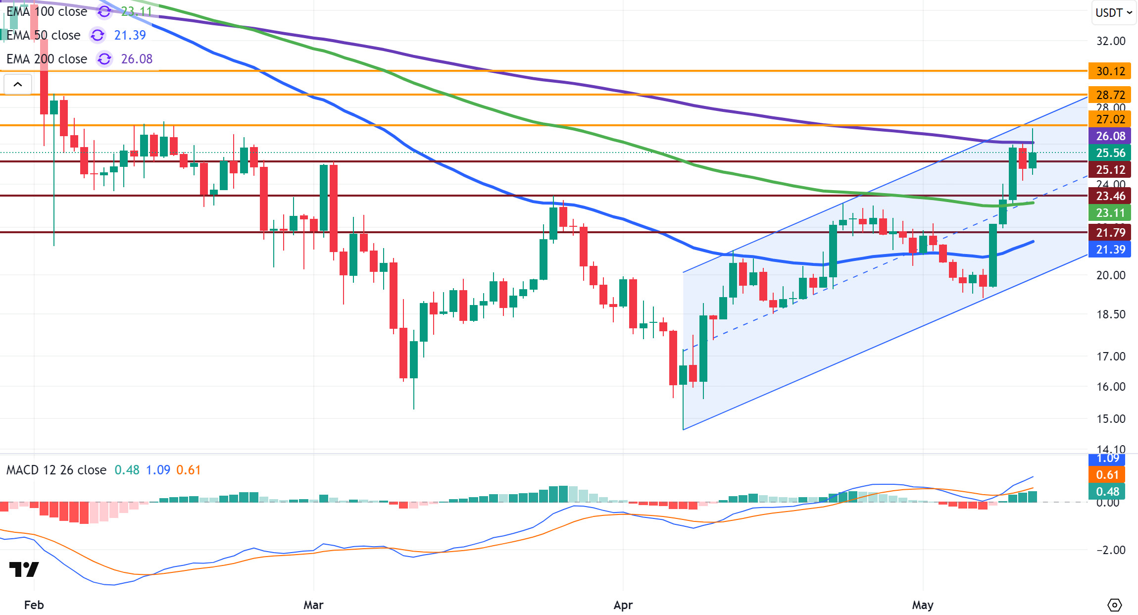 May 12 - 19, 2025 - Darkex Weekly Technical Analysis Report AVAXUSDT