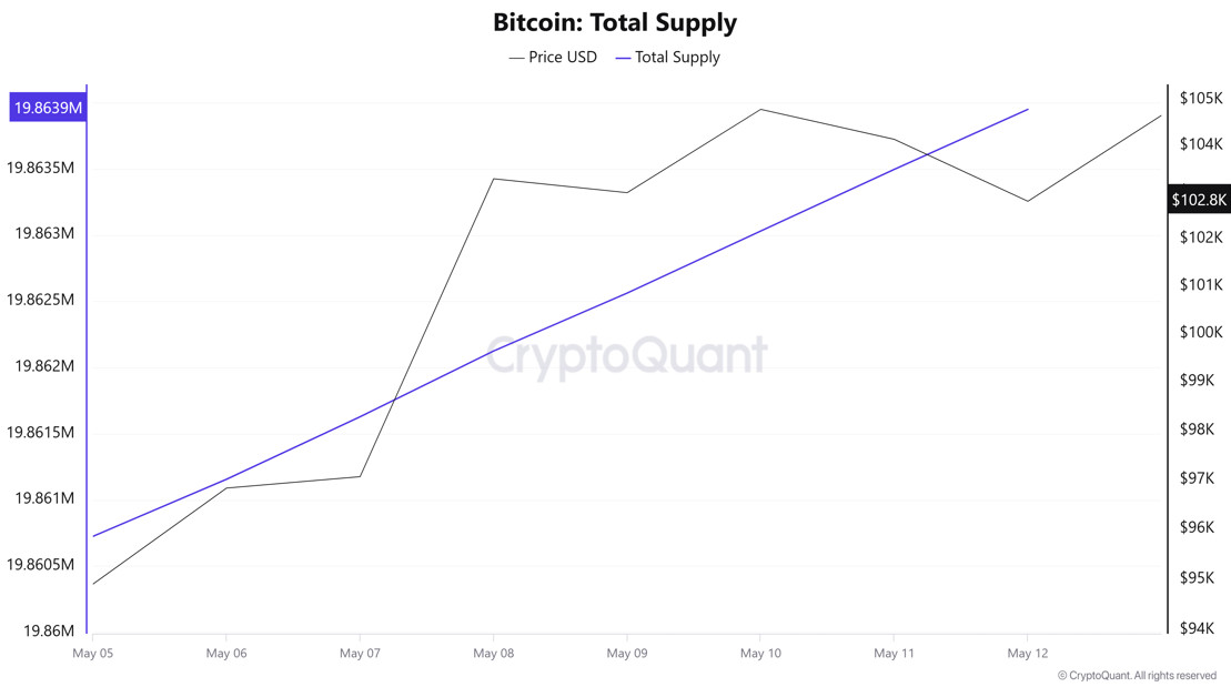 Bitcoin Total Supply