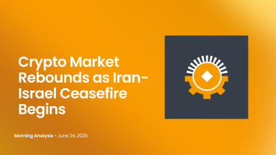 Crypto Market Rebounds as Iran-Israel Ceasefire Begins