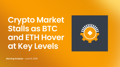 Crypto Markets Stalls as BTC