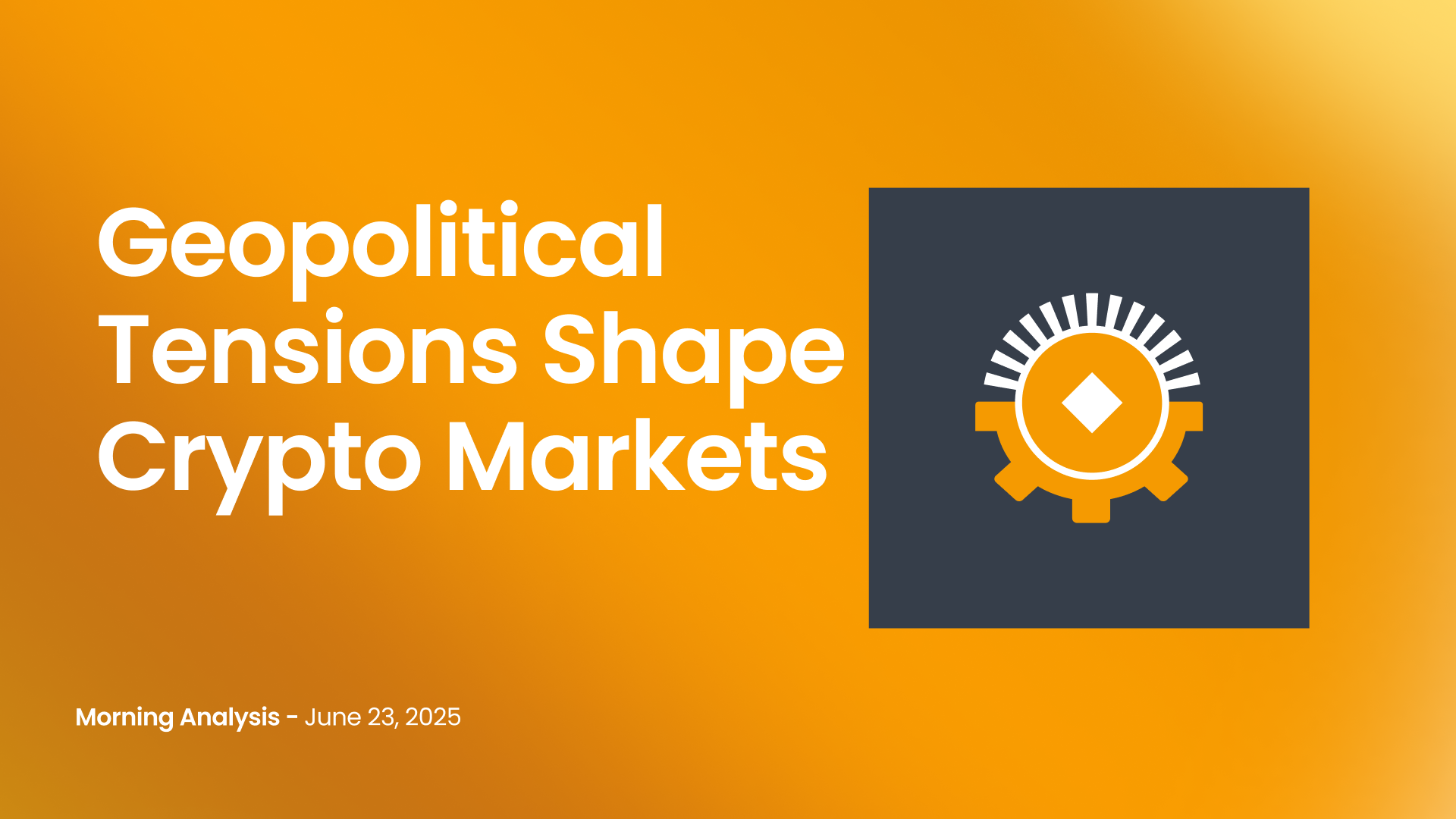 Geopolitical Tensions Shape Crypto Markets - Darkex Official Academy Area