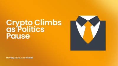 Crypto climbs