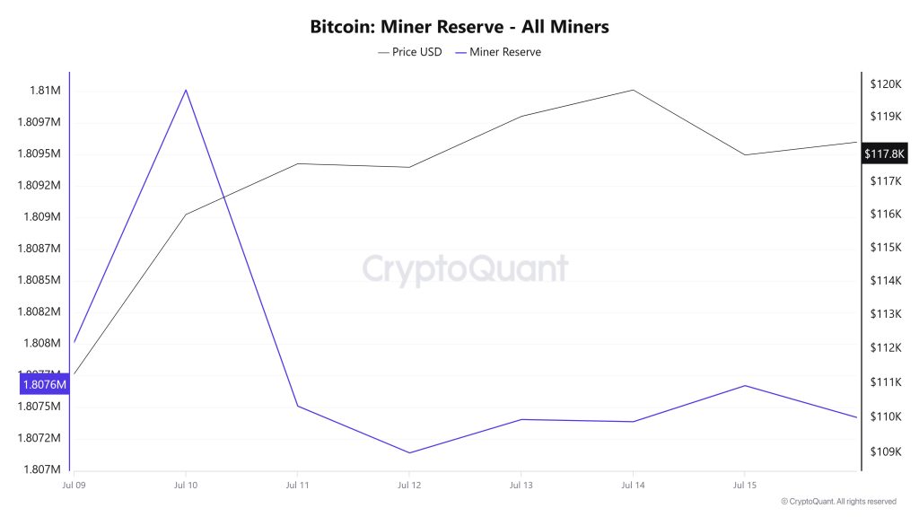 Bitcoin Miner Reserve