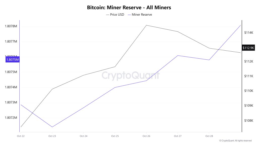 Bitcoin Miner Reserve