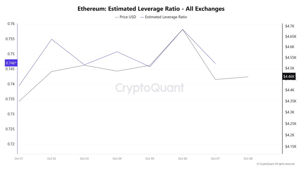 thereum Estimated Leverage Ratio